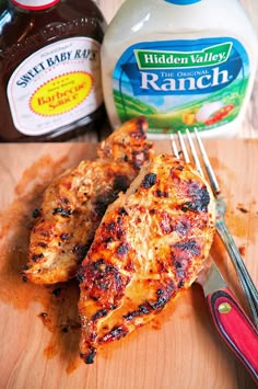 Simple Marinade, Biscuits Diététiques, Grilled Chicken Recipes, Chicken Marinades, Poultry Recipes, Grilled Meat, Ranch Dressing, Bbq Chicken, Bbq Recipes