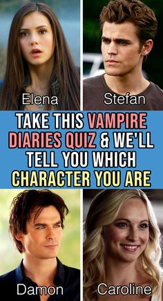 the vampire cast and their characters are in this funny poster for an upcoming show, which is