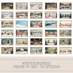 winter bundle frame tv art 30 options