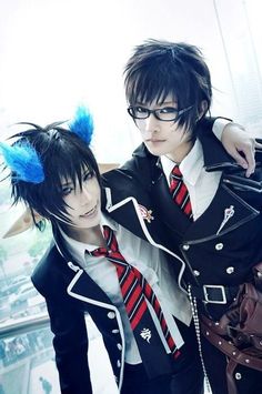 Blue Exorcist | http://cosplaycollections.blogspot.com Rin And Yukio, Yukio Okumura, Joker Cosplay