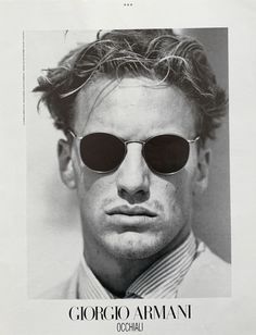 Armani Eyewear, Eyewear Campaign, Vintage Armani, Giorgio Armani Sunglasses, F Men, Wearing Sunglasses, Versace Sunglasses, Cooler Look