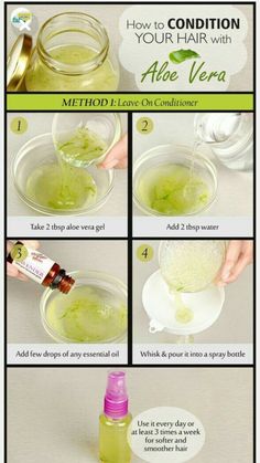 Howto Condition Your Hair With Aloe Vera Alovera Hair Mask, Alovera For Hair, Aloe Vera Gel For Hair Growth, Aloe Vera Hair Mask, Homemade Hair, Aloe Vera For Hair, Homemade Hair Products, Baking Soda Shampoo, Hair Treatments