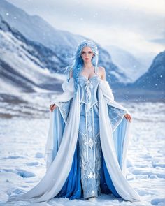 Ice Clothes, Winter Gown, Winter Ball, Formal Clothing, Snow Ball, Ice Snow