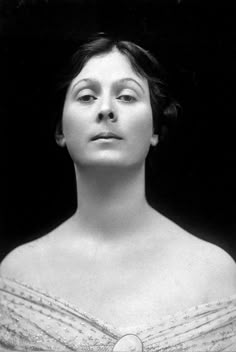 black and white photograph of a woman's face