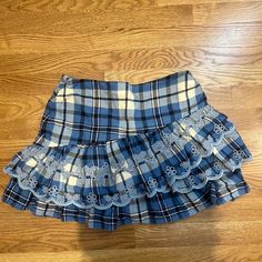 Super Cute Worn Once Perfect Condition Loveshackfancy Skirt, Womens Skirt, Color Blue, Size 4, Super Cute, Skirt, Women Shopping, Blue, Clothes