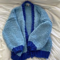 Princess Polly chunky blue cardigan Royal Blue Cardigan, Spring Outfits For School, Spring School, Blue Cardigan, Fall 2023, Princess Polly, School Outfits, Blue Sweaters