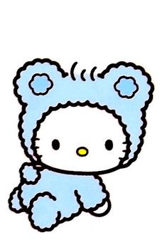 an image of a hello kitty sticker on a white background