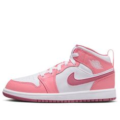 (PS) Air Jordan 1 Mid 'Valentine's Day 2023' DQ8424-616 Jordan 1 Valentines Day, Air Jordans 1 High Valentines, Valentines Day Jordans, Jordan 1 Retro Valentines Day, Jordan 1 Mid Valentines Day, Air Jordan Mid Pink, Air Jordan 1 Digital Pink, Fan Casting, 4 Town