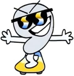 an image of a cartoon character with sunglasses