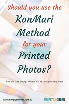 a person holding a book with the title should you use the komaki method for your printed photos?