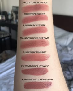 Revlon Rose Velvet, Mac Lipstick Cosmo, Charlotte Tilbury Pillow Talk Lipstick, Lipstick Maybelline, Teknik Makeup, Covergirl Lipstick, Revolution Lipstick, Pillow Talk Lipstick, Charlotte Tilbury Pillow Talk