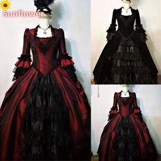 Dark Purple Victorian Dress, Old Fashioned Dresses Vintage, Gothic Quinceanera, Old Ball Gowns, Purple Victorian Dress, Victorian Prom Dress, Victorian Prom, Unholy Matrimony, Goth Dresses