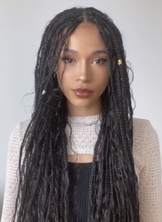 Braid Hacks, Top Braid, Boring Hair, Box Braids Styling