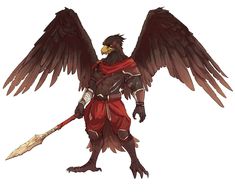 Kensei Monk Dnd, Kensei Monk, Wizard Character, Monk Dnd, Dungeons And Dragons Races, Egypt Concept Art, Bird People, Dnd Races, One D