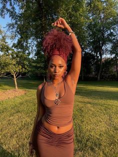 Earthy Emo Aesthetic, Black Women Earthy Aesthetic, Earthy Asethic Black Women, Earthy Style Aesthetic, Summer Baddie Outfits Instagram, Earthy Aesthetic Black Woman, Earthly Black Women, Boho Style Black Women, Maxi Skirt Outfit Boho