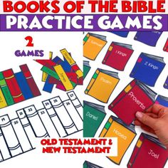 the book of the bible practice games for kids to play with their own children's books