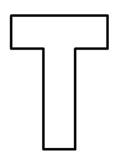 the letter t is shown in black and white