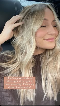 Hair Lived In Blonde, 2023 Hair Trends For Blondes, Shadow Root Blonde Face Frame, Short Blonde Hair Upstyles, Lauren Luyendyk Hair, Natural Warm Blonde Hair, Healthy Hair Color Ideas, Low Matinance Blonde, Blonde Going Darker