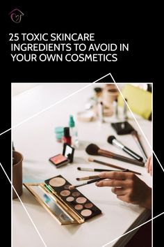 Here are the most harmful ingredients to avoid lurking in your own common skincare, hair, nails, and beauty products. Check your labels now to find out. https://athomespaday.com/skincare-ingredients-to-avoid/ Diy Medicine, Diy Health, Skin Care Recipes