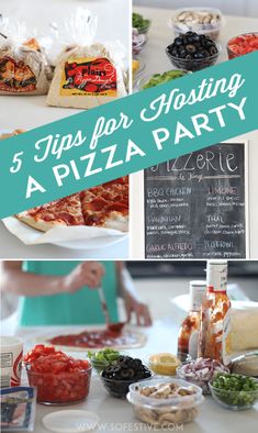 five tips for hosting a pizza party