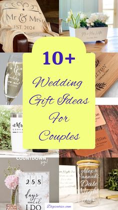 the top ten wedding gift ideas for couples