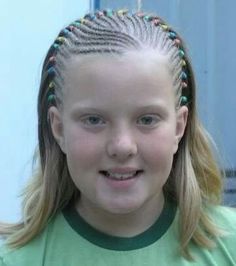 Girls Cornrow Hairstyles, Cornrows For Girls, Hairstyles Videos Tutorials, Hair Styles For Kids, Corn Rows, Blonde Hair Tan Skin