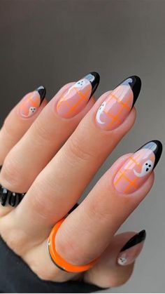 Black Halloween Nails, Halloween Nail