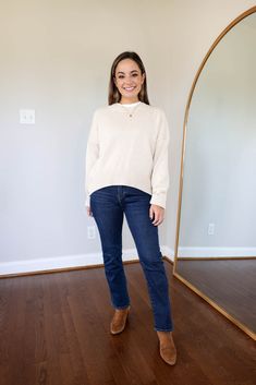 Review of fall wardrobe staples from Quince via Pumps and Push-Ups petite style blog. Classic fall outfits. Fall Outfits Classic, Classic Fall Outfits, Quince Outfits, Classic Fall Style, Olive Boots, Jcrew Coat, Fall Wardrobe Staples, Petite Style, Fall Staples