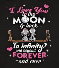 i love you to the moon and back