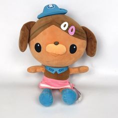 Octonauts Dashi Dog Dachshund Plush Toy 11" Stuffed Animal Pink Dress Blue Hat Item is in very good pre-owned condition.  No rips, stains, or tears. Shipping Policy We're happy to combine shipping whenever possible and refund the difference when applicable.  You may also opt for us to send a revised invoice showing any applicable shipping discounts prior to checkout.   Returns Policy Original shipping costs paid by buyer at time of checkout WILL NOT be refunded!  (Limited exceptions may apply)   About Our Store We do our best to list items as accurately as possible, but occasionally we may make a mistake. Please send us a message if you think we overlooked something. Actual colors may differ slightly from photos due to different monitor settings, camera exposure settings, and lighting cond Octonauts Dashi, Camera Exposure, Blue Hat, Action Figure Accessories, Making Mistakes, Dress Blue, Stuffed Animal, Plush Toy, Dachshund