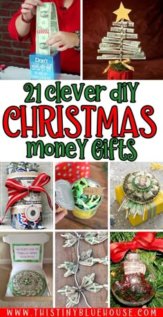 Here are 21 FUN ways to gift money at Christmas. These creative ways to give money at Christmas are such a great way to give a money gift. Gifting money doesn't have to be boring with these fun ways to gift cash to kids at Christmas. Head over to our blog today to see all the creative ways to wrap money as a gift at Christmastime. 🤩#7 is our personal favorite! 🤩 Creative Money Gifts For Christmas For Kids, Creative Christmas Money Gifts, 100 Dollar Bill Gift Ideas, Money In Stocking Ideas, Money Gift Giving Ideas Creative, Gift Card Bouquet For Christmas, Funny Way To Gift Cash, Cash Present Ideas Christmas, How To Fold Money To Make A Christmas Tree