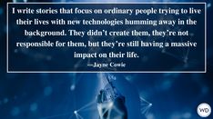 a quote from joyce covie about technology