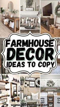 farmhouse decor ideas, farmhouse decorating ideas, farmhouse decorations, farmhouse living room, farmhouse home decor Modern Farmhouse Living Room Wall Decor, Farmhouse Home Decor Ideas, Farmhouse Exterior Ideas, Farmhouse Living Room Wall Decor, Farmhouse Decorating Ideas, Diy Farmhouse Ideas, Cozy Farmhouse Living Room, Farmhouse Inspired Decor, Modern Farmhouse Wall Decor