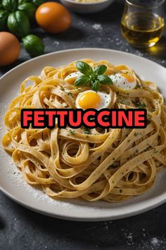 A photo of a  Fettuccine which is a type of Homemade pasta Homemade Fettuccine, Pasta Lover