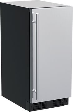 a white refrigerator freezer sitting on top of a counter