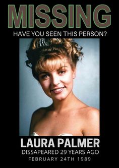 the missing poster for lauren palmer