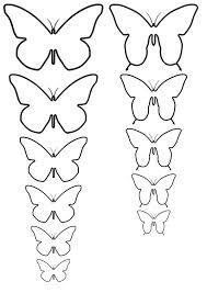 four butterflies with different shapes and sizes