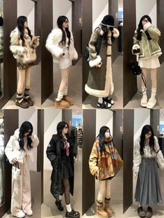 Academia Outfits, Korean Outfit Street Styles, Girl Fashion Style, Brown Hair With Highlights, Fall Winter Outfits, Stylish Outfits, Korean Fashion, Winter Outfits, Girl Fashion