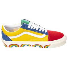 Vans Colorful Old Skool 36 Dx Rainbow Sneakers. Size 5.5 (But Fits More Like 6). Brand New. Price Is Firm. Kidcore Shoes, Vans Colorful, Vans Yellow, Rainbow Sneakers, Dr Closet, Rainbow Shoes, Shoes Vans, Neon Rainbow, Shoes Color