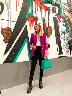 Blazer Rosa, Colorful Outfits, Miroslava Duma, Girl Boss Style, Collage Vintage, Trendy Fashion Outfits, Casual Chic Outfit, Fashion Gallery, Work Looks