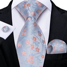 Silk Handkerchief, Floral Necktie, Ties Mens Fashion, Necktie Set, Ties For Men, Unique Ties, Plaid Tie, Tie Gifts, Cufflink Set