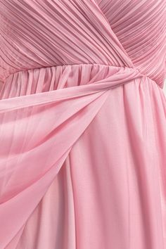 A fairytale-pink gown, the Persephone maxi dress in sparkling blush pink chiffon features a pleated bodice, long sleeves, smocked elastic back with zipper, a sweetheart neckline, and a full, sweeping skirt. Please Note- This item is final sale only. . Details: S: Bust 32"-36", Waist 26"-28", Length 58" M: Bust 34"-38", Waist 28"-30", Length 59" L: Bust 36"-40", Waist 30"-32", Length 60" Skirt Length Waist to Hem: 47" Center Back Zipper 100% Polyester Lined Dry Clean Only Imported Pink Aesthetic Retro, Skirt Details, Pink Gown, Aesthetic Retro, Romantic Mood, Pink Chiffon, Pink Gowns, Pleated Bodice, Pink Sparkle