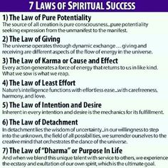 the seven laws of ritual success and how to use them in order to make it easier for