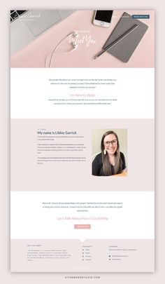 about page design for virtual assistant Va Portfolio Template, Virtual Assistant Portfolio Template, Virtual Assistant Portfolio, Virtual Assistant Website, Cv Website, Feminine Website Design, Maker Studio, Website Maker, Portfolio Design Layout