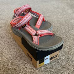 Brand New With Box, Never Worn, W Hurricane Xlt2 Teva Sandals Teva Sandals, Teva Shoes, Shoes Brand, Shoe Brands, Color Orange, Women's Shoes Sandals, Shoes Sandals, Size 6, Women Shoes