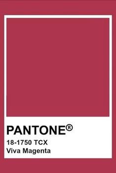 the pantone color is red and white