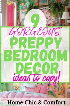 preppy bedroom decor, bedroom decor ideas, preppy rooms, preppy bedrooms Preppy Room Ideas Bedrooms, Bedrooms Preppy, Preppy Bedrooms, Preppy Bedroom Ideas, Preppy Room Ideas, Preppy Room Aesthetic, Bedroom Preppy, Preppy Teen, Preppy Prints