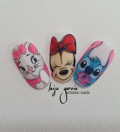 Animation Nails, Disney Nails, Elegant Nails, Disney