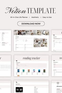 Notion Template | Ultimate Life Planner | Aesthetic #digitalplanning notionlifehub #kawaiinotiontemplates #to_do_notion_template💫.