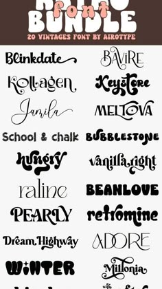 some type of font and numbers that are in different styles, but not all have the same